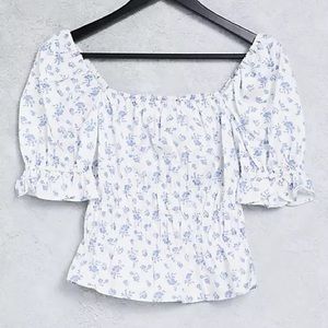 & Other Stories Puff Sleeve Top